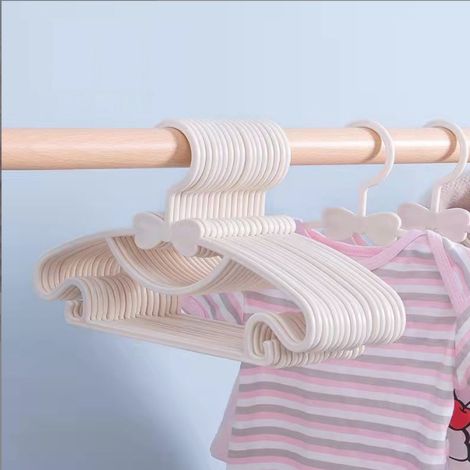 Cintres pour vêtements de bébé, lot de 40, cintres en plastique résistant pour enfants, rangement, 29,5 cm, blanc WWLAI TRADING SARL (1/5)