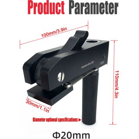 Presse Manuelle Rapide en Aluminium pour Atelier – Serre-joint d’Établi Compact pour le Bois (Diamètre 20mm) (1/5)