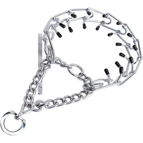 Chaîne de stimulation pour animaux de compagnie, fournitures d\\'entraînement pour chiens, ensemble de vêtements, chaîne de stimulation, collier pour chien, cheval, cou de berger allemand (1/4)