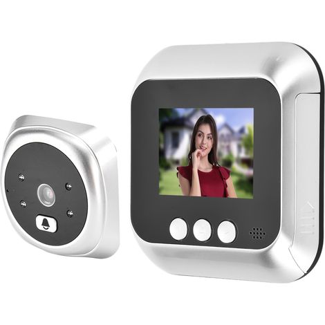 Interphone vidéo intelligent de 2,8 pouces avec vision nocturne grand angle de 135° et résolution 720p pour la maison (1/5)