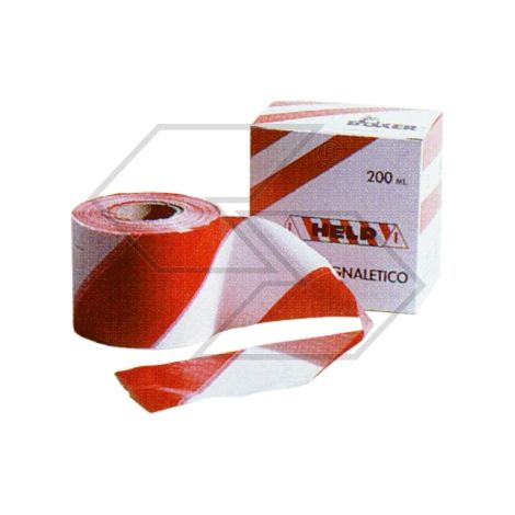 Nastro per segnalazione bianco-rosso 200Mx50mm NEWGARDENSTORE