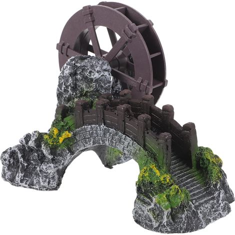 Windmühle Wasserrad Sauerstoffpumpe Asiatisches Wasserrad