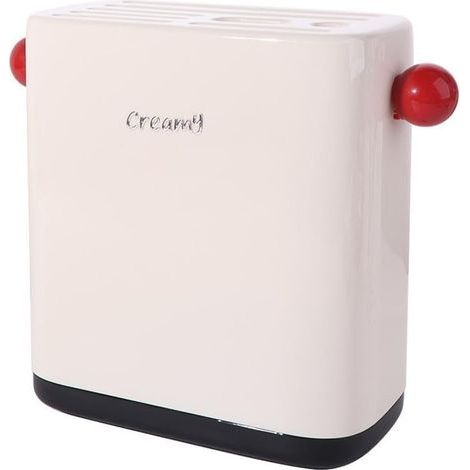 Support de rangement pour couteaux, porte-couteaux en plastique, égouttoir à couverts multifonctionnel, organiseur de couteaux de grande capacité (1/5)