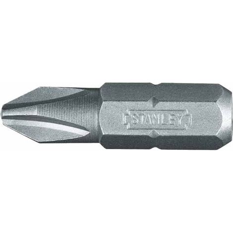 Stanley Puntas Phillips PH2 cromadas pack de 100 piezas