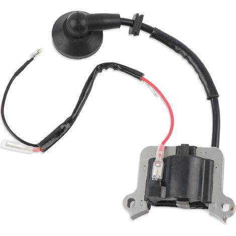 Bobine D'allumage de Rechange, Coupe Herbe Allumage Bobine Adaptée Débroussailleuse 63CC Moteur 48F Tondeuse 1E Outil Remplacement Portable Debroussailleuse Pour Gazon Voiture Tondeu Collecteu (1/5)