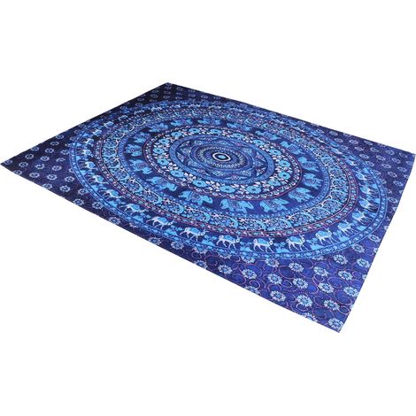 Wandbehang im Boho-Stil, dekorativer Stoffbezug für Wohnzimmer, Schlafzimmer und Zuhause, ethnische Wanddekoration, handgefertigter Wandteppich, Retro-Muster, ideales Geschenk. (1/5)