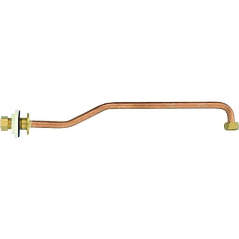 Comap – Alimentation par-dessous contre-coudée 3/8" 12x17mm pour toilettes – Longueur 330mm – Poids 161g – SKU 3065 (1/2)