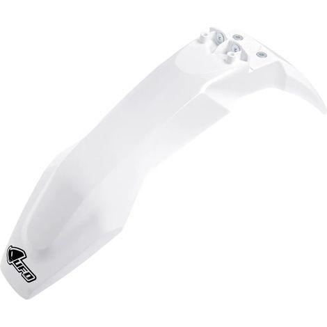 Garde-boue avant UFO PLAST pour Husqvarna FC FE TE TC TX 125 - 501 cm³, modèles 2016-2023, couleur : blanc, OEM 20-26 (1/2)