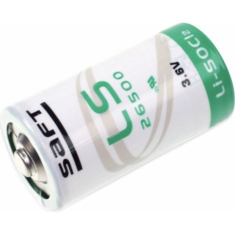 Batterie lithium SAFT LS 26500, C (Baby), 3,6 V, 7700 mAh
