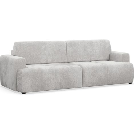 Selsey Cobbly - Schlafsofa 3-Sitzer, Chenille Mystery Grau, 244 cm (1/4)