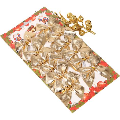 Nœuds papillon de Noël, décorations de sapin de Noël