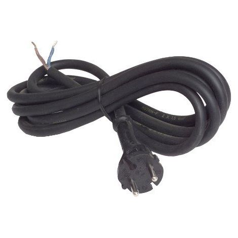 uniTEC 44552 Cable d'alimentation H07RN-F pour perceuse 2 x 1,5 mm 3 m