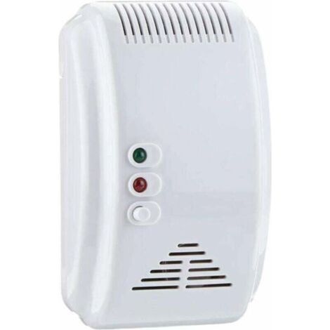 Natural gas and anesthetic detector – 115 x 75 x 35 mm – 220 V – White (1/4)