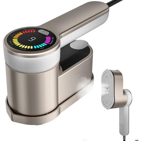1 fer à vapeur portable Mini 6 Smart, affichage numérique, fer à vapeur de voyage léger, 1200 W, pour déplacements et vacances (1/5)