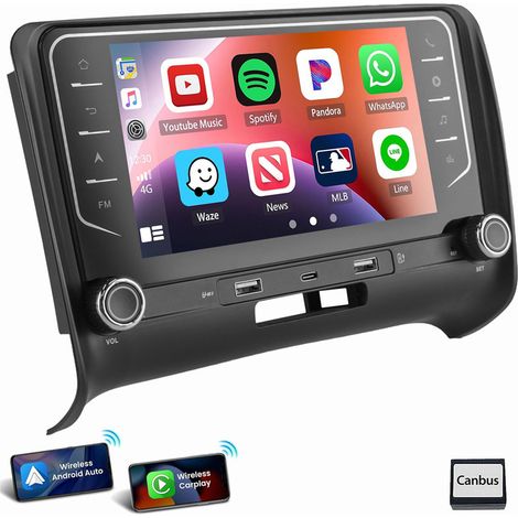 Pour Audi TT 8J 2006-2014 Android 15 Carplay Autoradio GPS BT WIFI SWC 2+32G