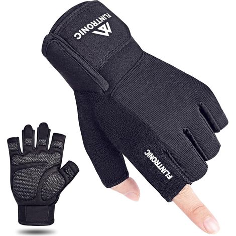 Weightlifting Gloves, Fitness Gloves for Men and Women, Non-Slip Gym Gloves, Silicone-Padded Weightlifting Gloves, Breathable (1/5)