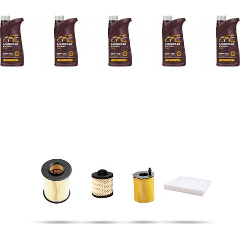 Kit tagliando 4 FILTRI e 5L OLIO compatibile con Ford C-Max II 1.5 tdci 77kw dal 2015 (1/5)