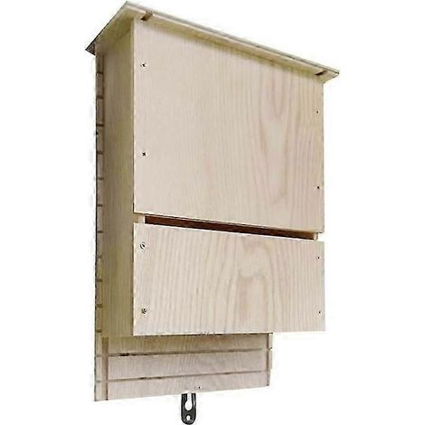 Grand abri extérieur pour chauves-souris boîte en bois abri spiralé non traité A (1/5)