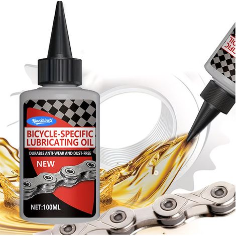 KineShineX Heavy Duty Bicycle Oil Lubricant - Quick-drying dry lubricant suitable for various applications (1/4)