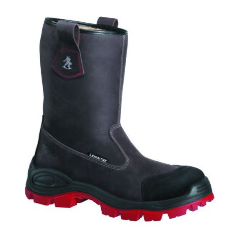 Zapatos de seguridad altos TENERE S3 CI SRC Negro/Rojo 44