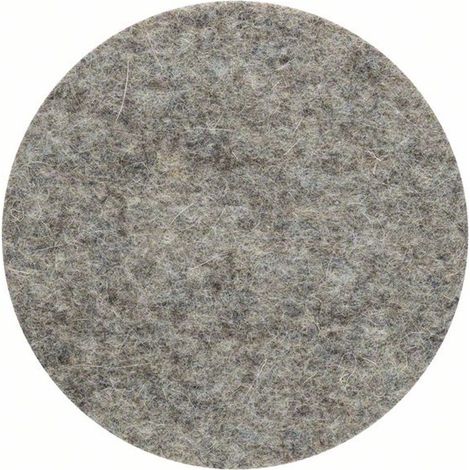 Bosch Polierfilz für Exzenterschleifer, weich, Klett, 128 mm, 5er-Pack (1/5)