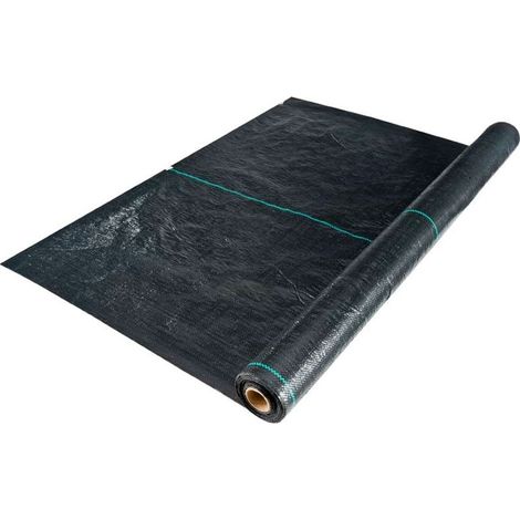 Toile mauvaises herbes noire 100g-m2 2,1 x 50m