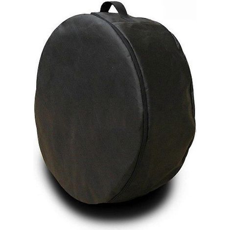 (Diamtre 63 X Hauteur 21 cm) Couvre-pneu noir, couvre-pneu de secours, adapt aux voitures (1/3)