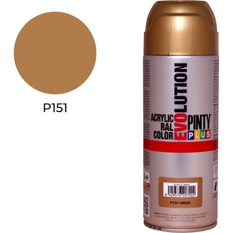 Vernice spray PintyPlus Evolution Gold 520cc P151