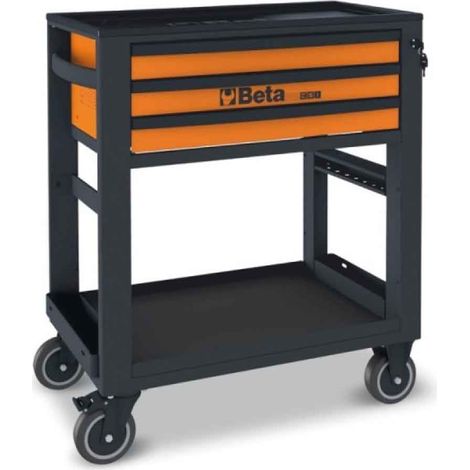 Beta RSC51 Carrello di servizio con 3 cassetti - Arancione (1/4)