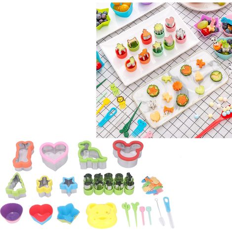 43-teiliges Backutensilien-Set, Sandwichform aus Edelstahl, Ausstechformen für Obst und Gemüse, Plätzchenausstecher (1/5)
