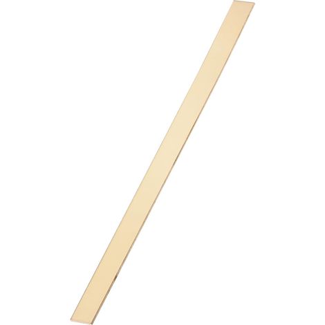 H62 Brass Flat Bar 0.1"x0.75"x12" Metallic Square Bar (1/5)