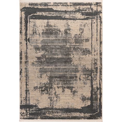 Tappeto moderno Adela in grigio effetto vintage 120x170 cm (1/4)