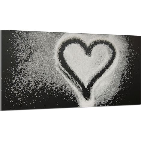Glas-Herdplattenschutz 90x52 Herz (1/5)