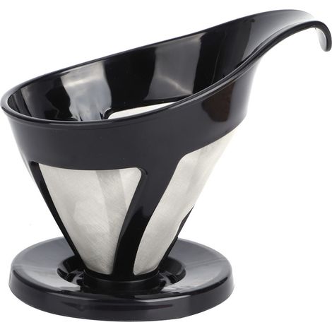 Filtre À Café En Maille Fine - Acier Inoxydable 304 Réutilisable - Pour Cafetière À Goutte Et Usage Domestique Ou Commercial - 1 Pièce (1/5)