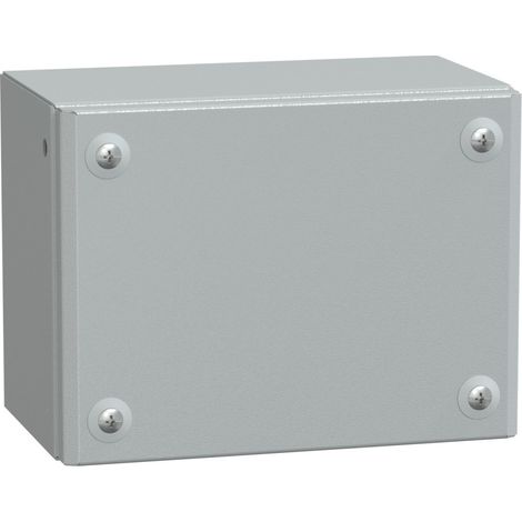 boite acier - spacial sbm - 150 x 200 x 120 mm - couvercle plein - schneider electric nsysbm152012 (1/2)
