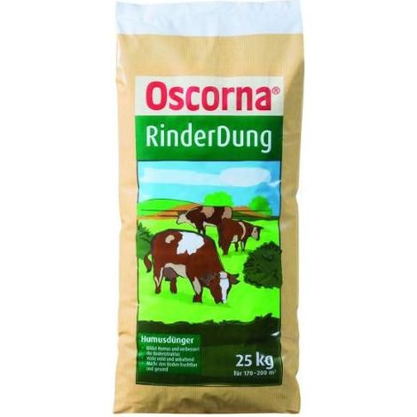 Oscorna fumier de bovins 25 kg engrais granulé