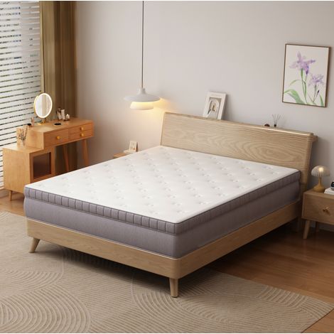 letto materasso 90x200 ergonomico 7 zone Ancient White OKMYHOME (1/2)