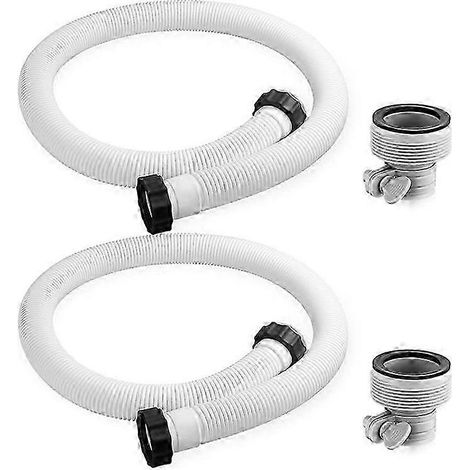 Adaptateur de tuyau de pompe de piscine de 1,5 pouce de diamètre pour piscines hors sol (2026) - Tuyaux de piscine de 59 pouces de long pour pompe de filtration et autres. (1/5)