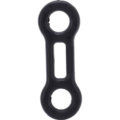 Bague de Sécurité en Nylon pour Équipement d'Escalade et Suspension - Noir (1/5)