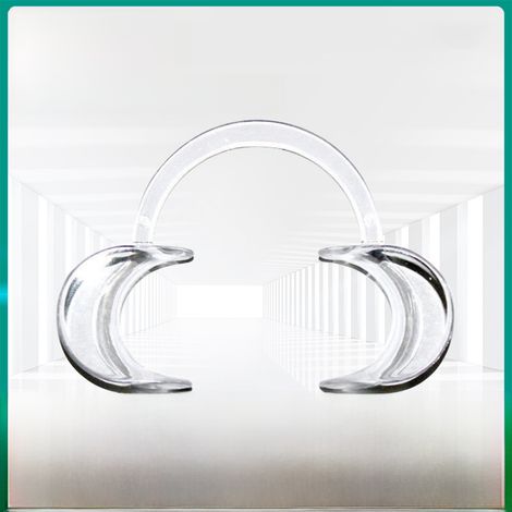 Ouvreur Buccal Type C Orthodontique Transparent Accessoire Dentaire Pour Ouverture De Bouche Lot De 3 Tailles (1/4)
