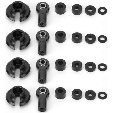 Rotule À Tige Rc - Rotule Sphérique En Alliage D'aluminium - Pour Voiture Télécommandée Ecx 2wd 1/10 - Lot De 2 (1/5)