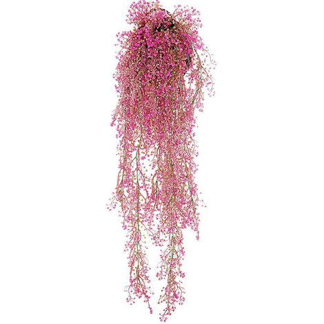 Fleurs artificielles murales, fleurs suspendues, fleurs artificielles pour patio, fleurs artificielles d'extérieur, plantes artificielles suspendues pour la maison, le jardin et les mariages (1/5)