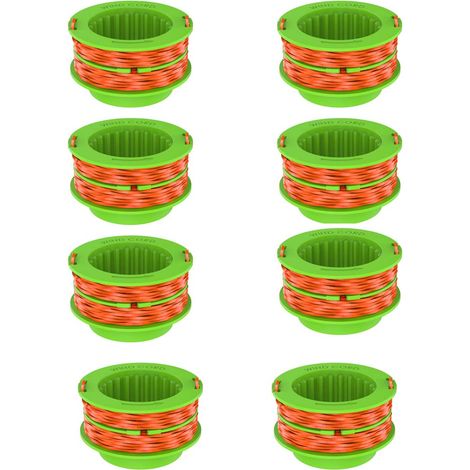 Jeu de cordons de coupe pour tondeuse EGO power + AS1300, bobines de cordon de remplacement pour tondeuse Ego 15 ST1500/ST1500-S 8 pièces TONCHEAN (1/5)