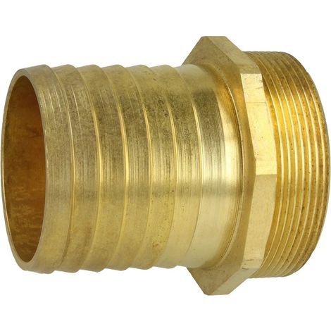 Douille en laiton à filetage mâle 2 1/2’’ pour le raccordement de tuyaux 2 1/2''