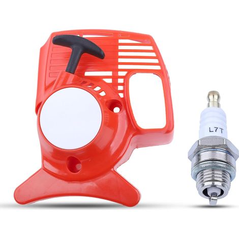 Ensemble de lanceur à rappel pour Stihl FS38 FS45 FS46 FS55 FC55 HL45 KM55 Débroussailleuse Bordureuse Tondeuse avec bougie de remplacement 4140 190 4009 (1/5)