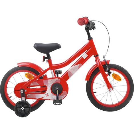 Teenpull – Kinderfahrrad 16 Zoll für 4-6 Jahre alt Rot (1/5)