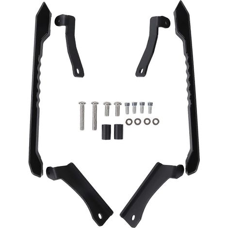 Poignée passager moto noire, accoudoir arrière robuste et confortable, repose-mains de remplacement pour MT09 2021 et modèles ultérieurs, fixation solide et ergonomique. (1/5)