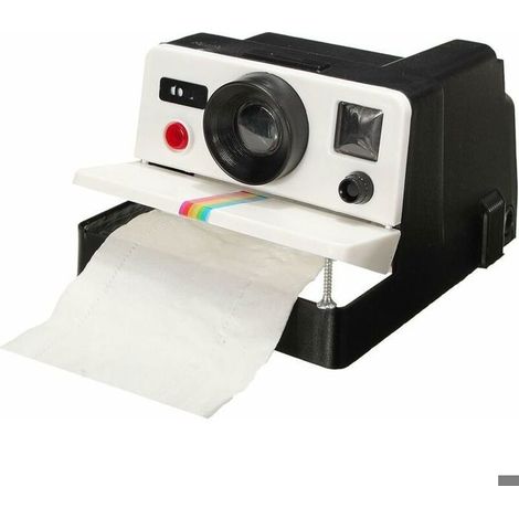 Distributeur de papier toilette vintage créatif - Accessoire salle de bain compact (1/4)