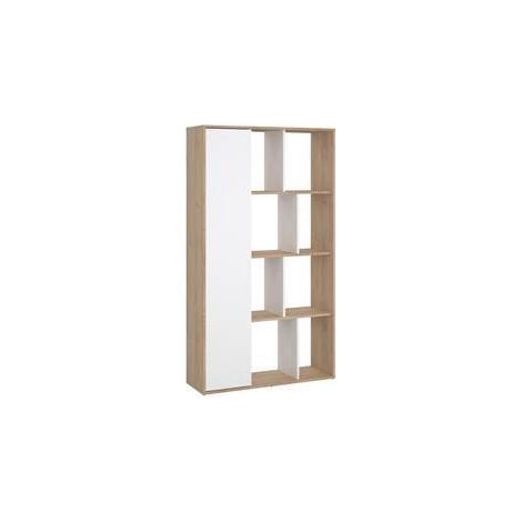 KIT LIBRERIA MAZE 89X30X157 QUERCIA/BIANCO L.