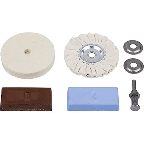 wolfcraft Set hobbistico per lucidatura da 5 pezzi I 2178000 I Il pratico set all-in-one (1/4)